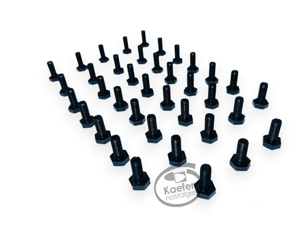 VW Oval Beetle Bug Kamax Fender Bolts, 1956 & Up, Set Of 38