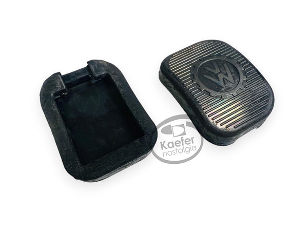 vw käfer pedale VW KDF Split Oval Beetle Bug Pedal Pads, 1941-45, With Part Number – Kaefer -Nostalgie