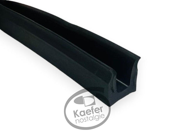 VW Split Beetle Bug Door Window Glass Channel Rubber And Felt, "U" Profile, up to 1949