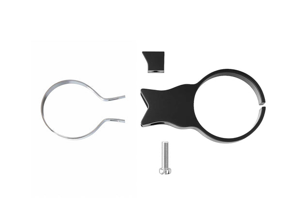 VW Split Oval Beetle Bug MotoMeter Gauge Holder, 52mm, No Logo, Black