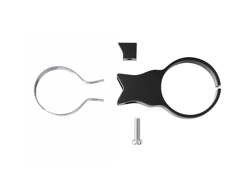 VW Split Oval Beetle Bug MotoMeter Gauge Holder, 52mm, No Logo, Black