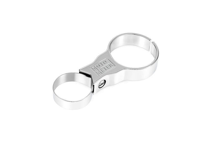 VW Split Oval Beetle Bug MotoMeter Gauge Holder, 52mm, Chrome