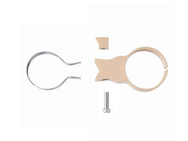 VW Split Oval Beetle Bug MotoMeter Gauge Holder, 52mm, No Logo, Ivory