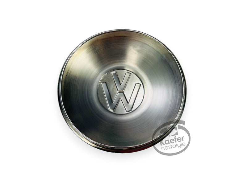 VW Split Oval Beetle Bug Hubcap Big VW Logo, Set Of 4