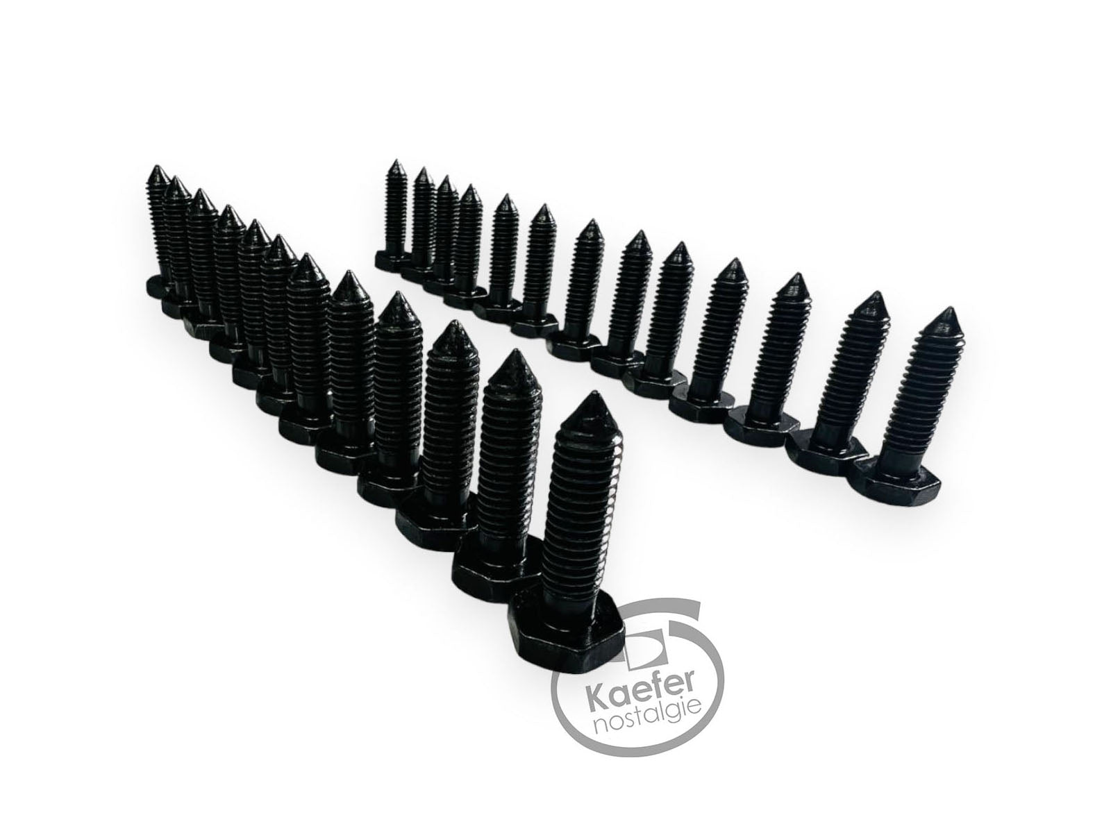 VW Split Oval Beetle Bug Kamax Body To Chassis Bolts, Set Of 22 ...