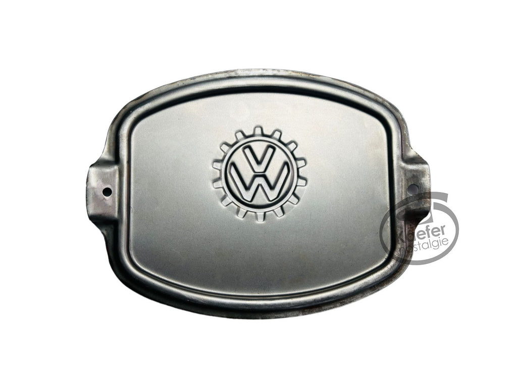 VW KDF Beetle Bug Dash Pod With Cogwheel Logo, Metal, 1941-45
