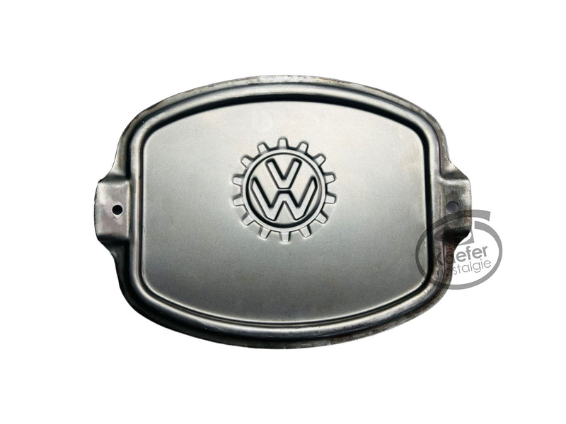 VW KDF Beetle Bug Dash Pod with Cogwheel Logo, Metal, 1941-45