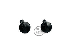 VW Split Beetle Bug Dash Pod Switches, Standard, Black, 1949-52