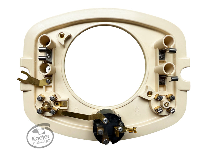 VW Split Beetle Bug Speedo Dash Pod, Deluxe, 1949-1952