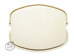 VW Split Beetle Bug Blank Dash Pod Plate, Ivory, 1949-1952