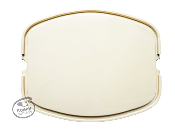 VW Split Beetle Bug Blank Dash Pod Plate, Ivory, 1949-52