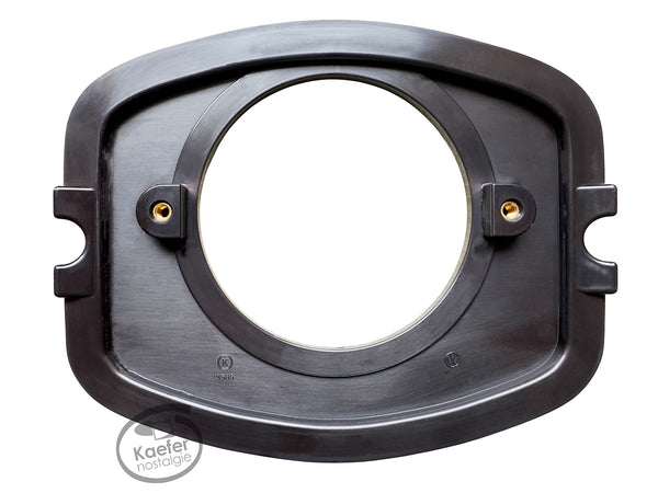 VW Split Beetle Bug Dash Clock Pod, Dark Brown, 1949-52