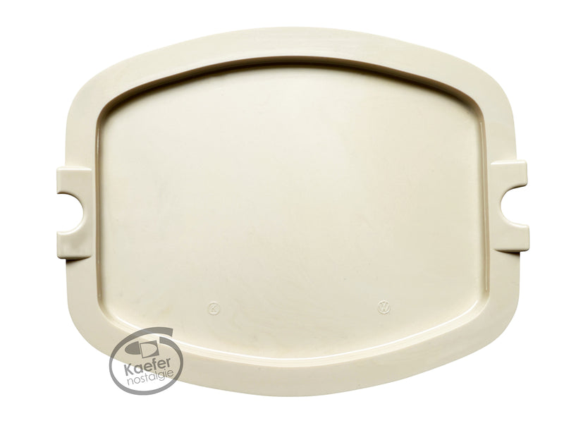 VW Split Beetle Bug Blank Dash Pod Plate, Ivory, 1949-1952