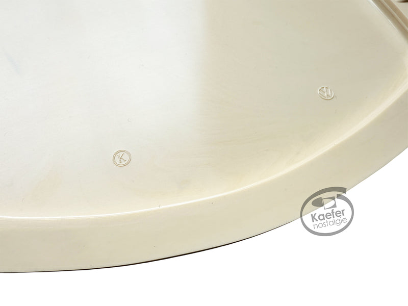 VW Split Beetle Bug Blank Dash Pod Plate, Ivory, 1949-1952