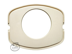 VW Split Beetle Bug Dash Clock Pod, Ivory, 1949-1952