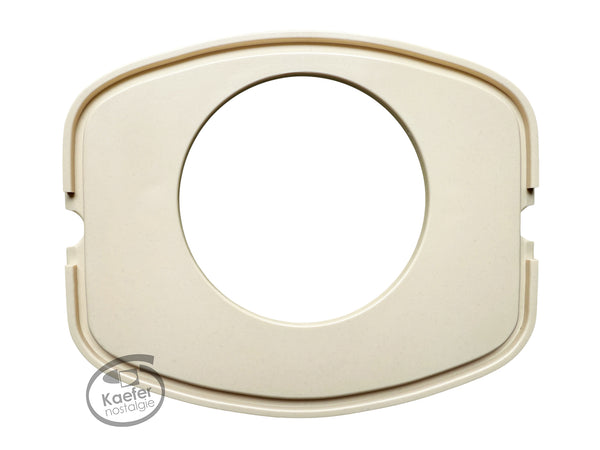 VW Split Beetle Bug Dash Clock Pod, Ivory, 1949-52
