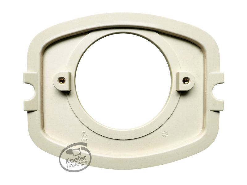VW Split Beetle Bug Dash Clock Pod, Ivory, 1949-1952