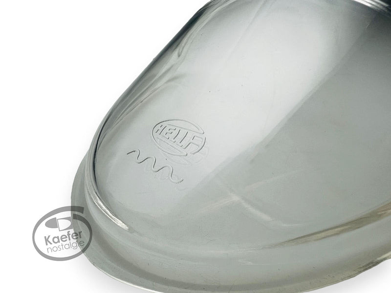 VW Split Beetle Bug Pope Nose Clear Outer Lens, Hella, 1949-1952