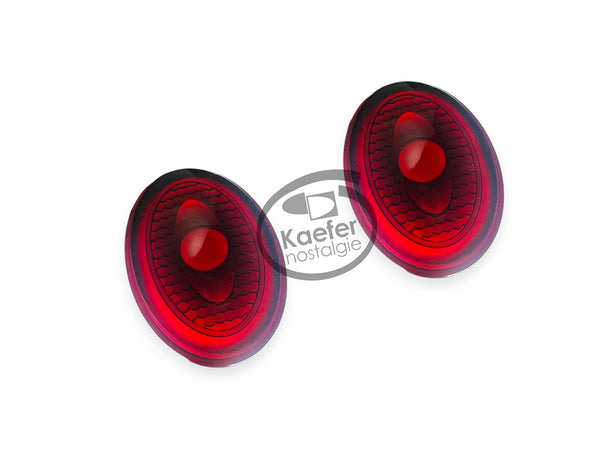 VW Split Oval Beetle Bug Egg Taillight Lenses, 1954-55