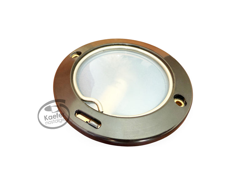 VW Split Beetle Bug Complete Dome Light, Dark Brown, 1949-1952