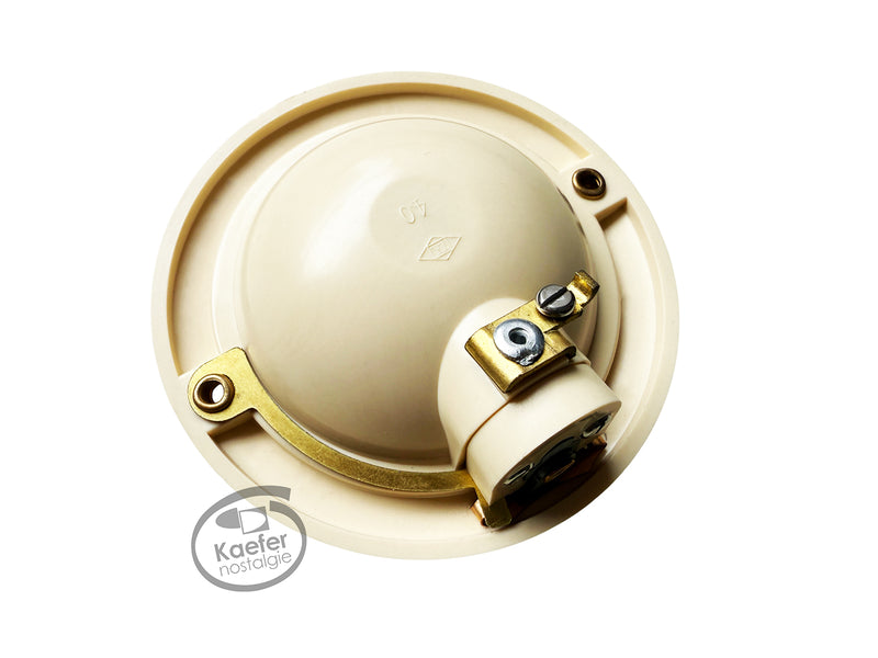 VW Split Beetle Bug Complete Dome Light, Ivory, 1949-1952