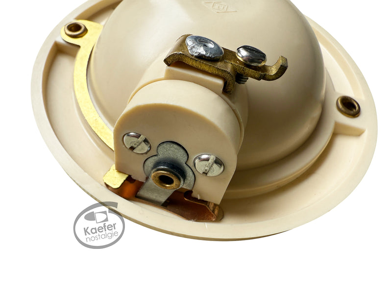 VW Split Beetle Bug Complete Dome Light, Ivory, 1949-1952