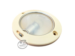VW Split Beetle Bug Complete Dome Light, Ivory, 1949-1952