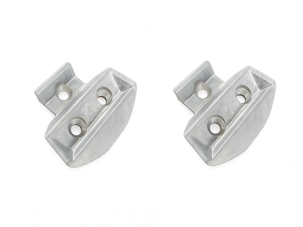 VW Split Oval Beetle Bug Door Striker Plates, No Logo, Up to 1955