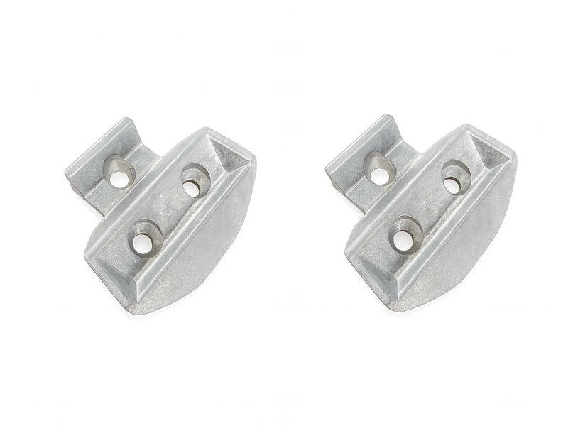 VW Split Oval Beetle Bug Door Striker Plates, No Logo, Up to 1955