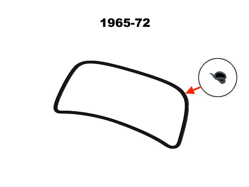 Safari Outer Windshield Seal, Beetle, 1965-72