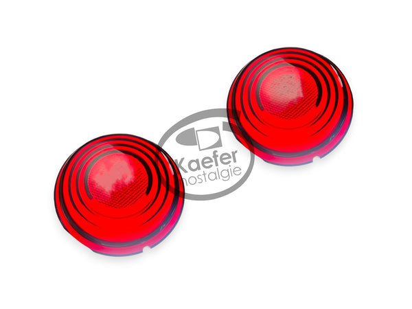 VW Split Oval Bus Barndoor Taillight Lenses, 1954-55