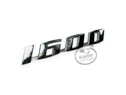 "1600" Decklid Emblem Script, Beetle