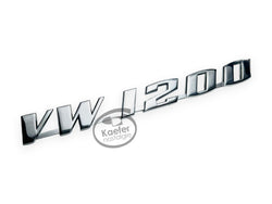 VW Split Oval Beetle Bug "1200" Decklid Emblem Script