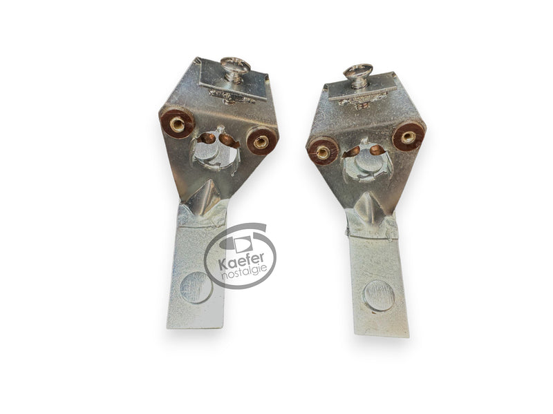 VW Oval Beetle Bug Taillight Brackets & Bulbholders, US Egg Style, 1954-55