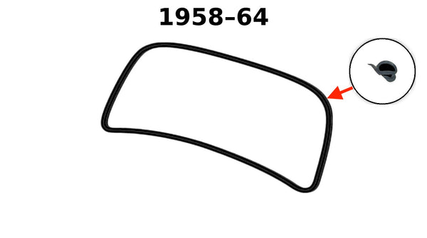 Safari Outer Windshield Seal, Beetle, 1958-64