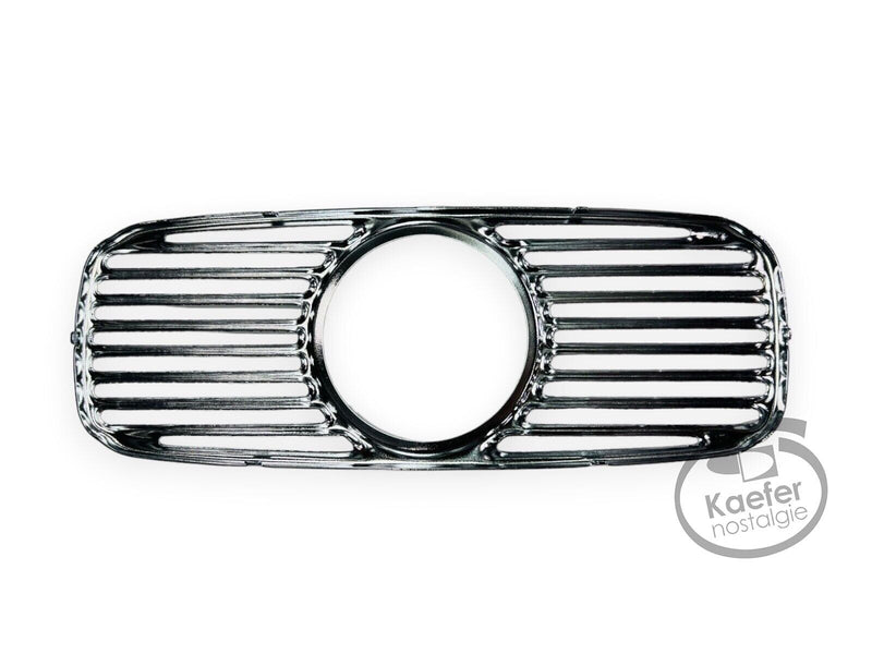 VW Oval Beetle Bug 80mm Dash Accessory Chrome Clock Gauge Grill, 1952-57