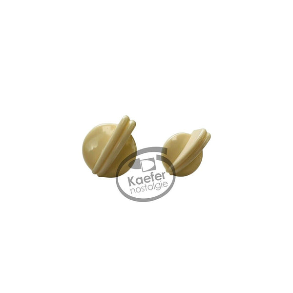 VW Split Beetle Bug Dash Pod Switches, Deluxe, Ivory, 1949-52