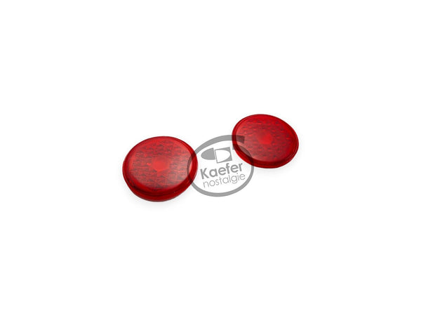 VW Split Beetle Bug Taillight Lenses (No Logo), Plastic, 1949-52