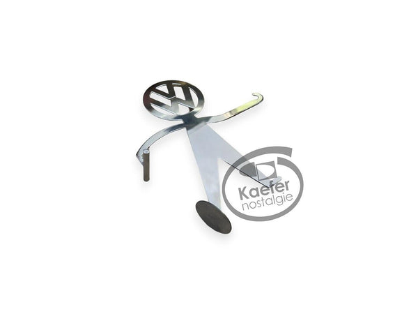 VW Split Oval Beetle Bug Baby Boy Bubble Head Lamp Holder, Chrome