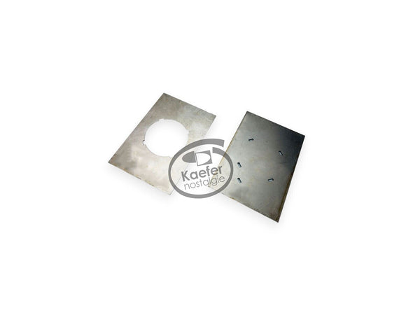 VW Split Beetle Bug Front Fender Horn Grill Metal Section Kit, 1949-52 ...