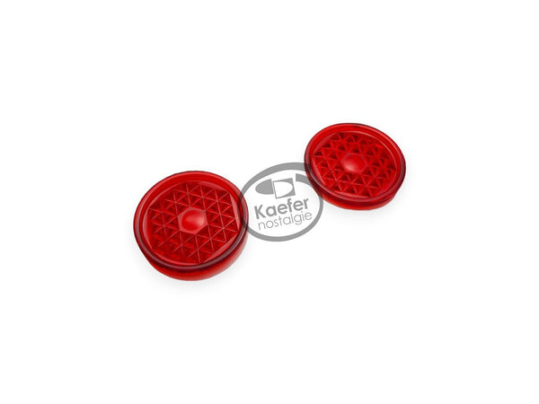 VW Split Beetle Bug Taillight Lenses (No Logo), Plastic, 1949-52