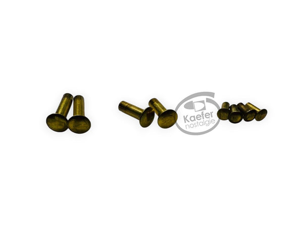 VW Split Beetle SHO Grooved Semaphore Rivets, 1942-53