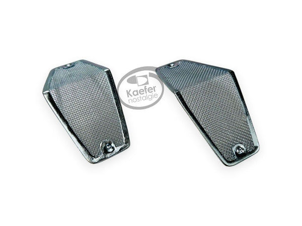 VW Split Beetle Bug Crotch Cooler Grills, Zinc-Plated, 1949-52