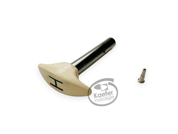 VW Split Beetle Bug Heater Handle, Ivory, 1949-52