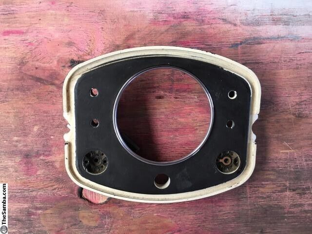 VW Split Beetle Bug Speedo And Clock Chrome Bezel, 1949-52