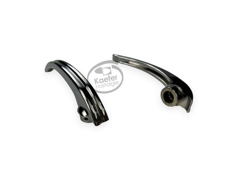 VW Split Oval Beetle Bug Interior Door Handles, Deluxe, 1949-1955